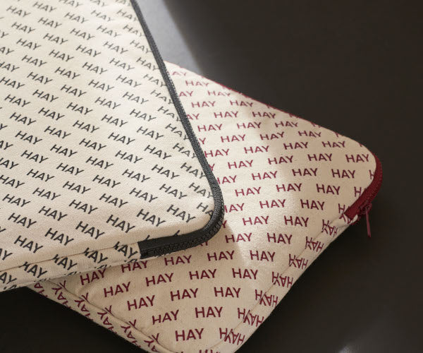 HAY Logo laptop cover - black
