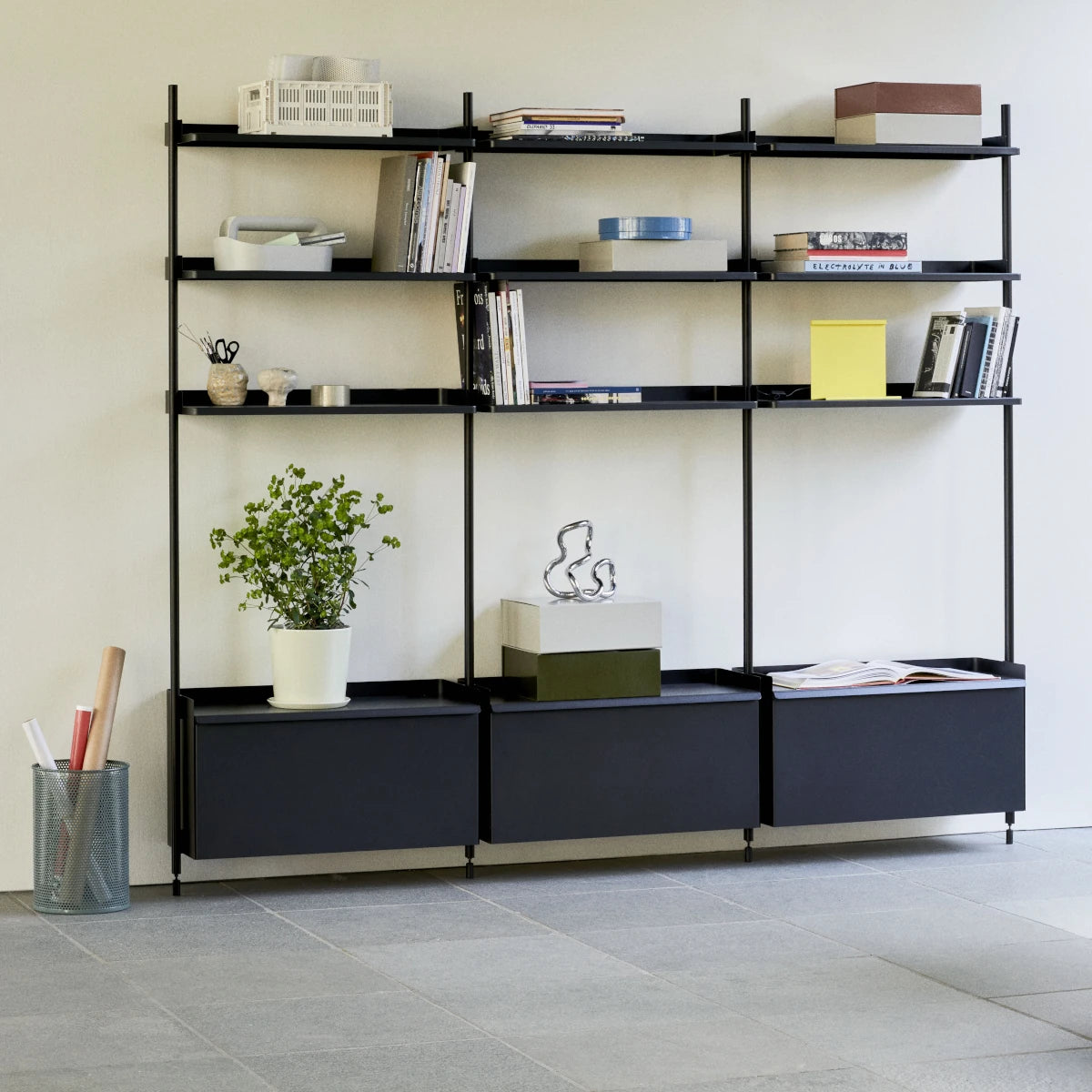 HAY Pier System - 133 3 Columns - Black