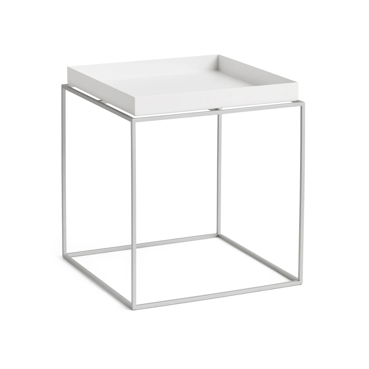 HAY Tray Table - 40x40cm - Medium - Silikonebelagt stål base