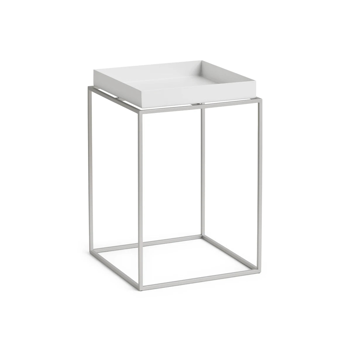 HAY Tray Table - 30x30cm - Small High - Silikonebelagt stål base