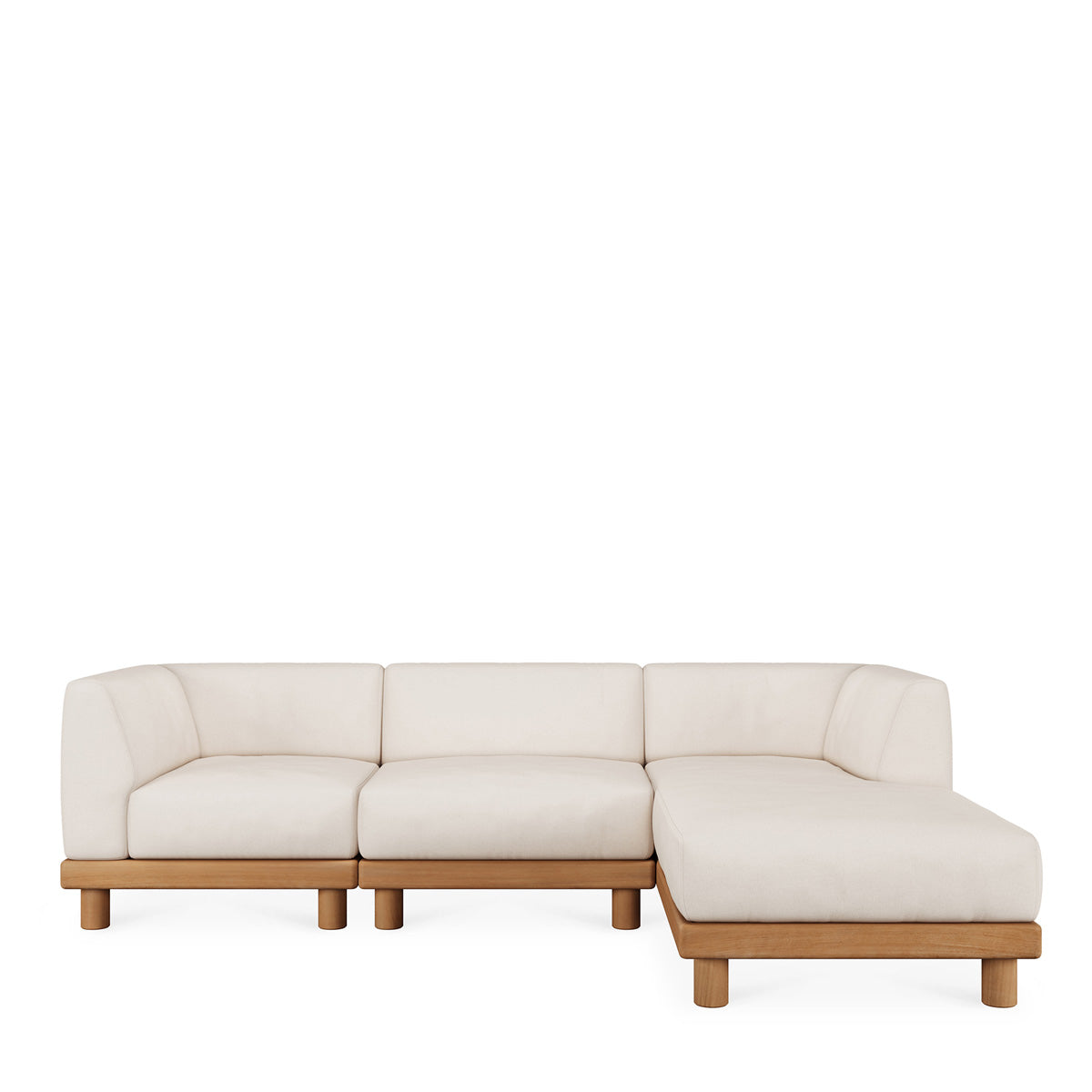 Ethnicraft Monocle Outdoor Modular Sofa Set - 249x166cm.