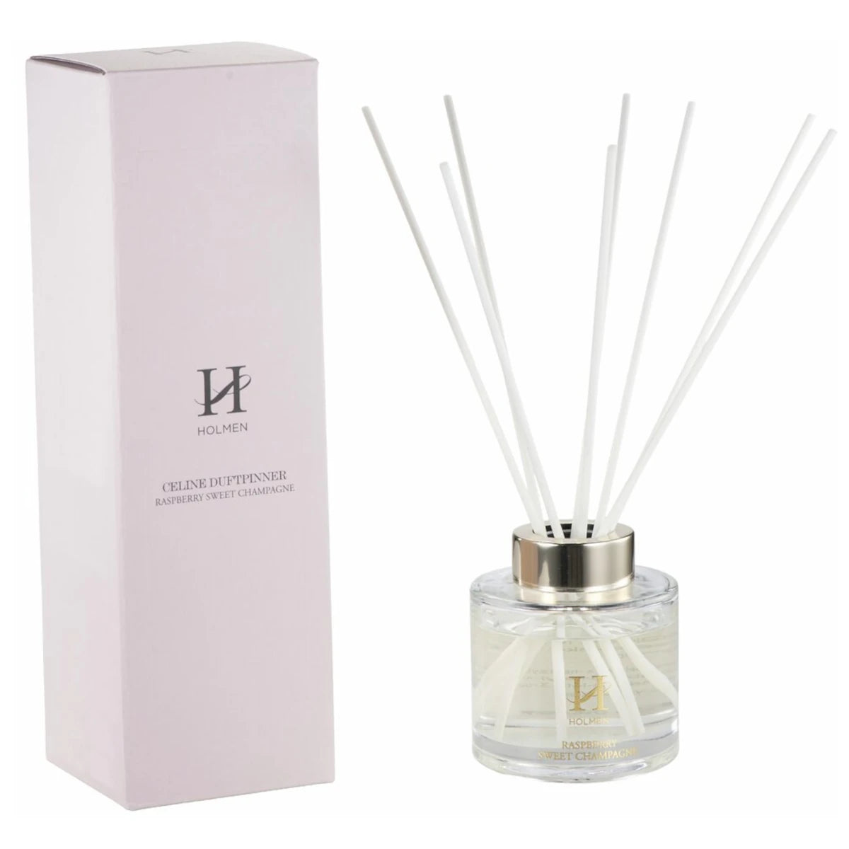 Celine duftpinde - raspberry & champagne - 100ml