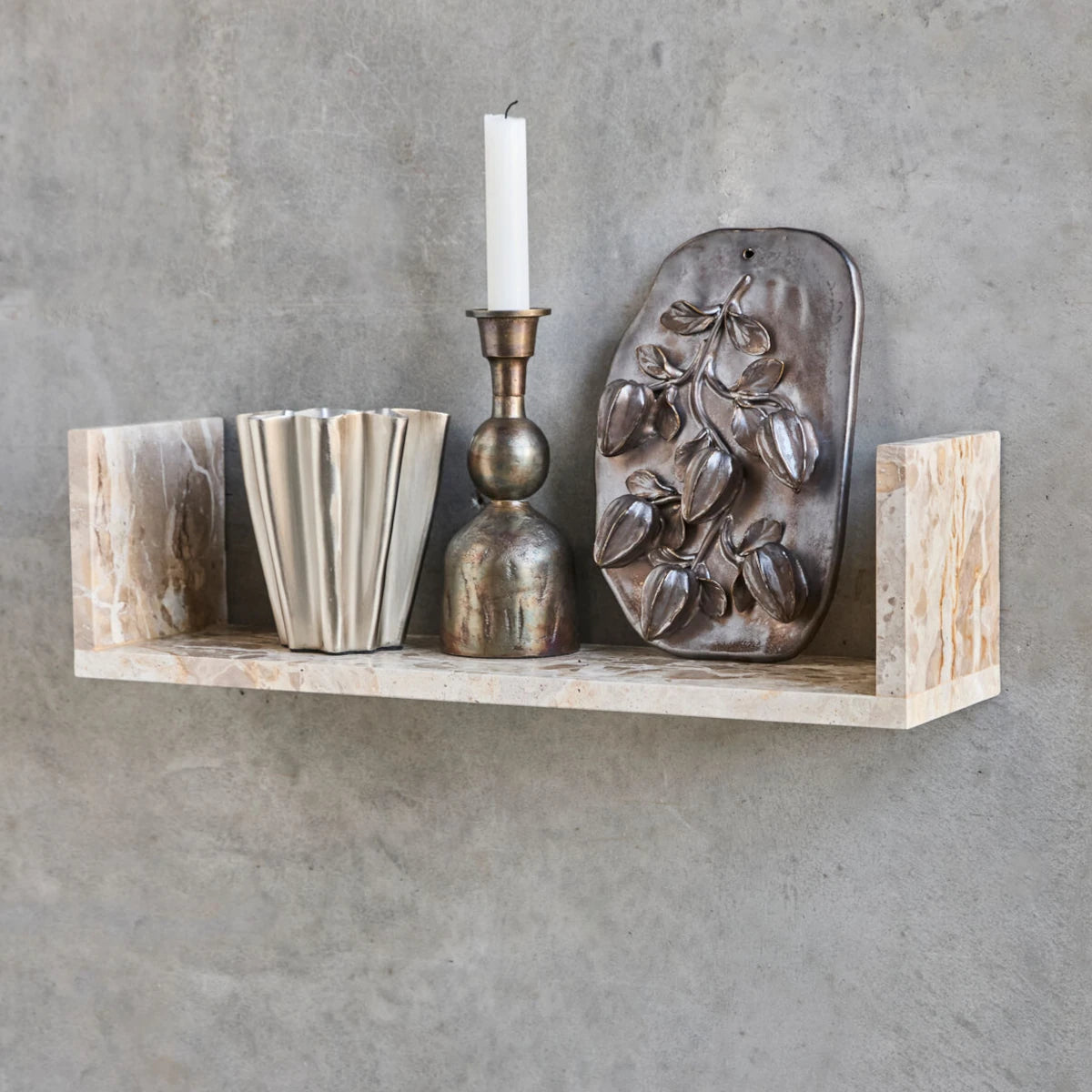 House Doctor Marmor hylde - beige