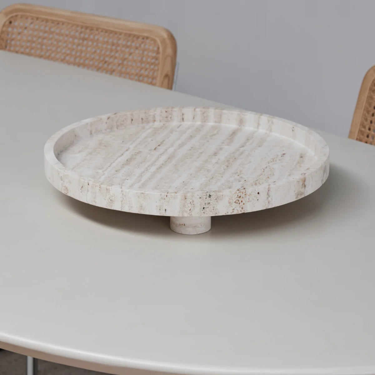 White Travertin bakke - 45