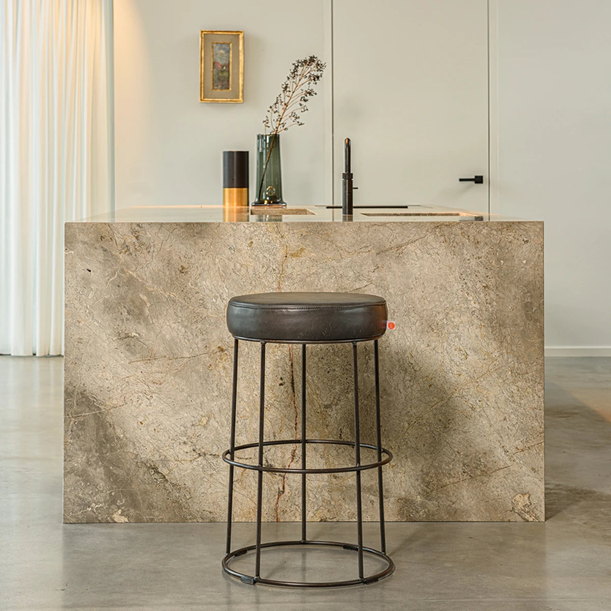 Jess Design Cody Bar Stool - Lunare Grey