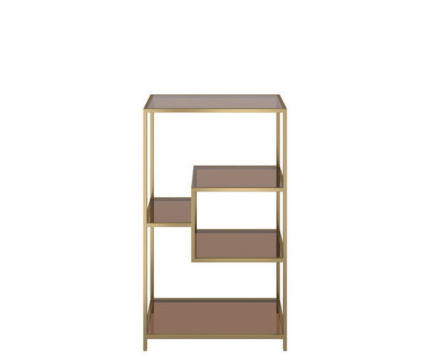 guld reol messing reol kare design loft gold