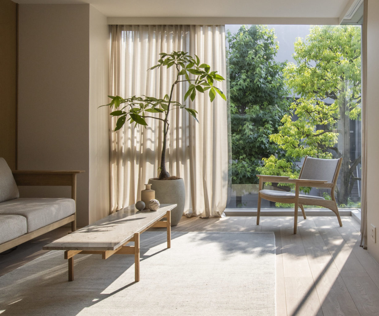 Karimoku Case Study N-S01 Sofa - 220cm - Pure Oak - Maple Stof