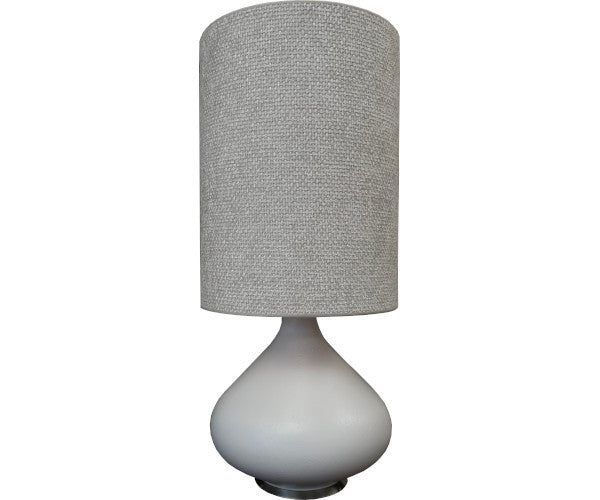 Flavia bordlampe - ceramic beige - Denver beige skærm