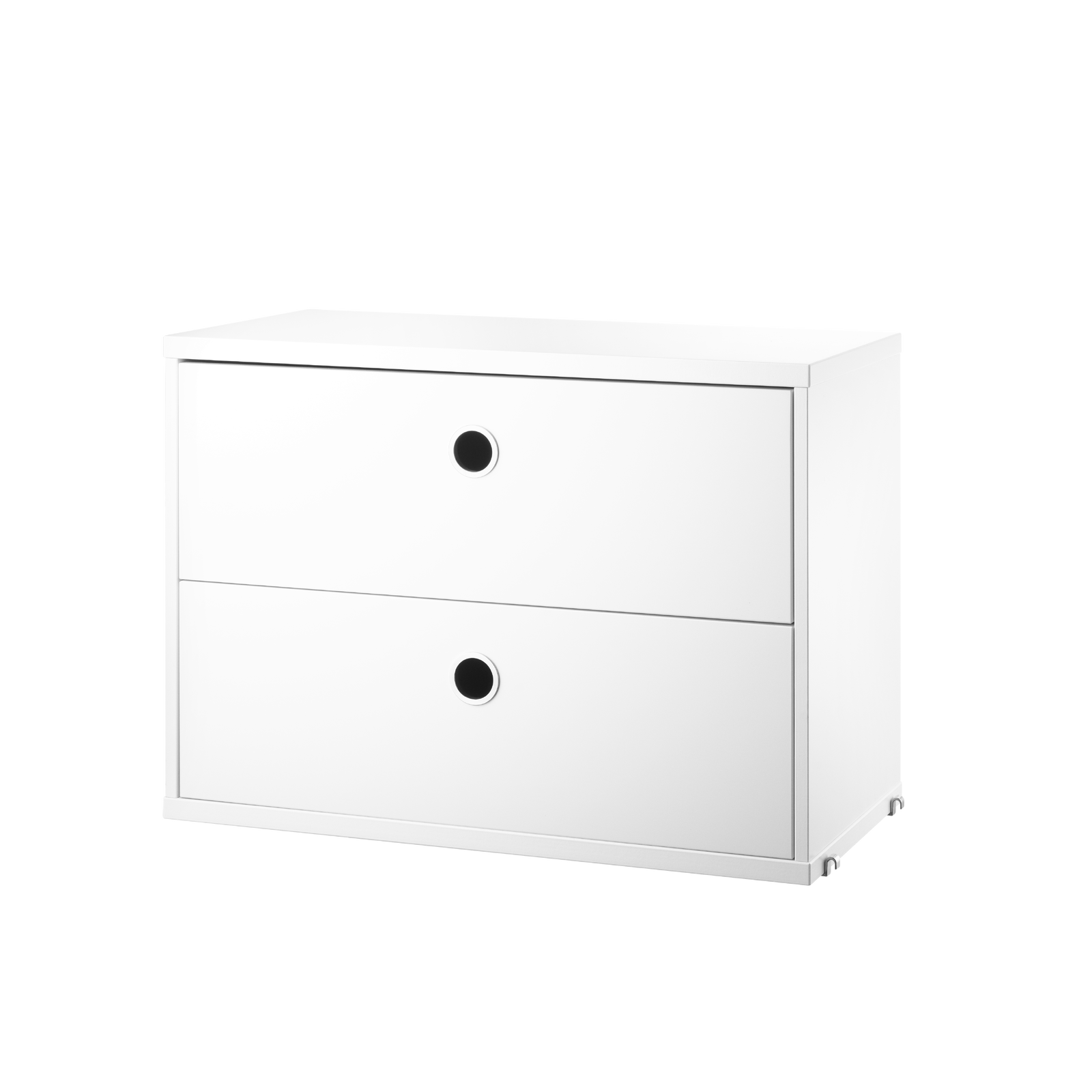 String Chest of Drawers 58x42x30 White