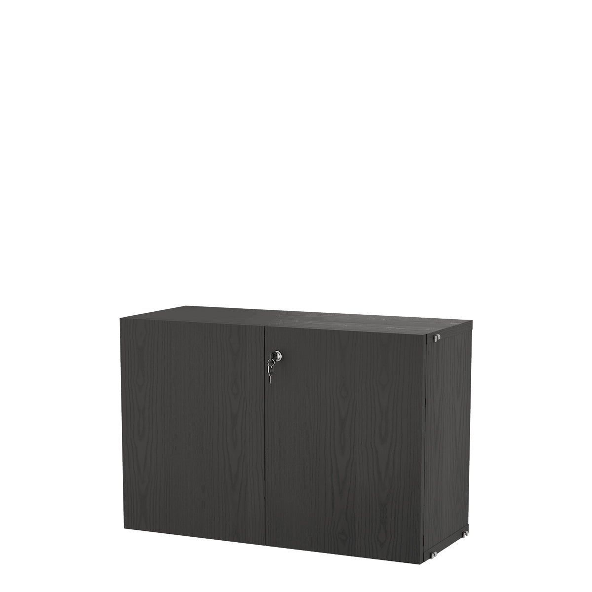 String Cabinet with lock 78x52x32.2 Black Stained Ash