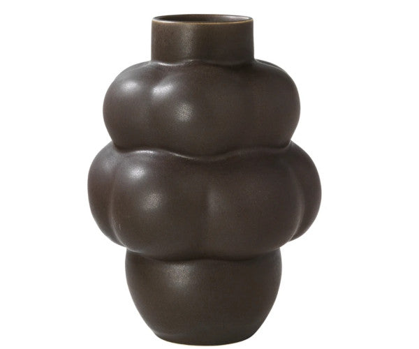 louise roe keramik balloon vase mud brown