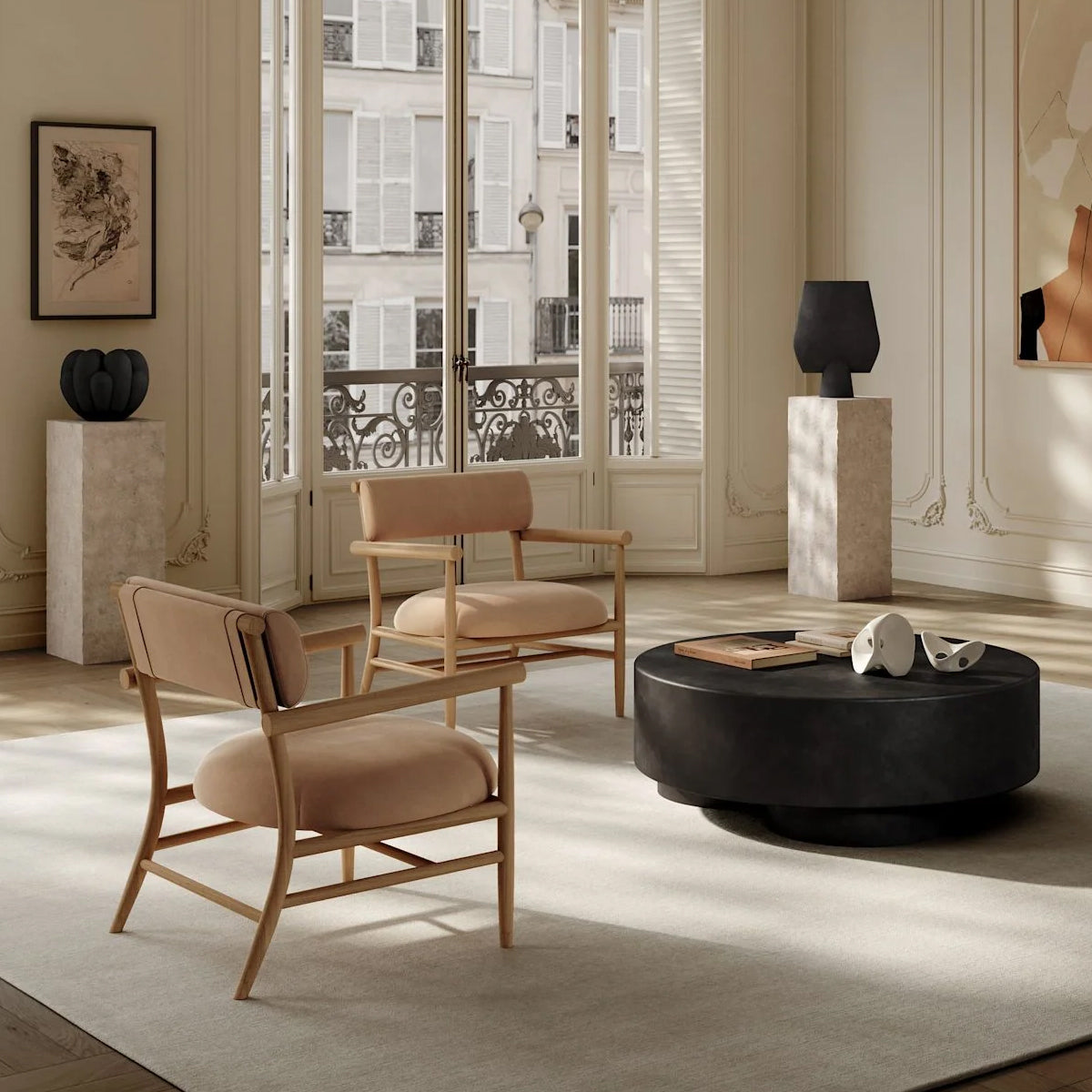 101 CPH Nama Lounge Chair - Nubuck