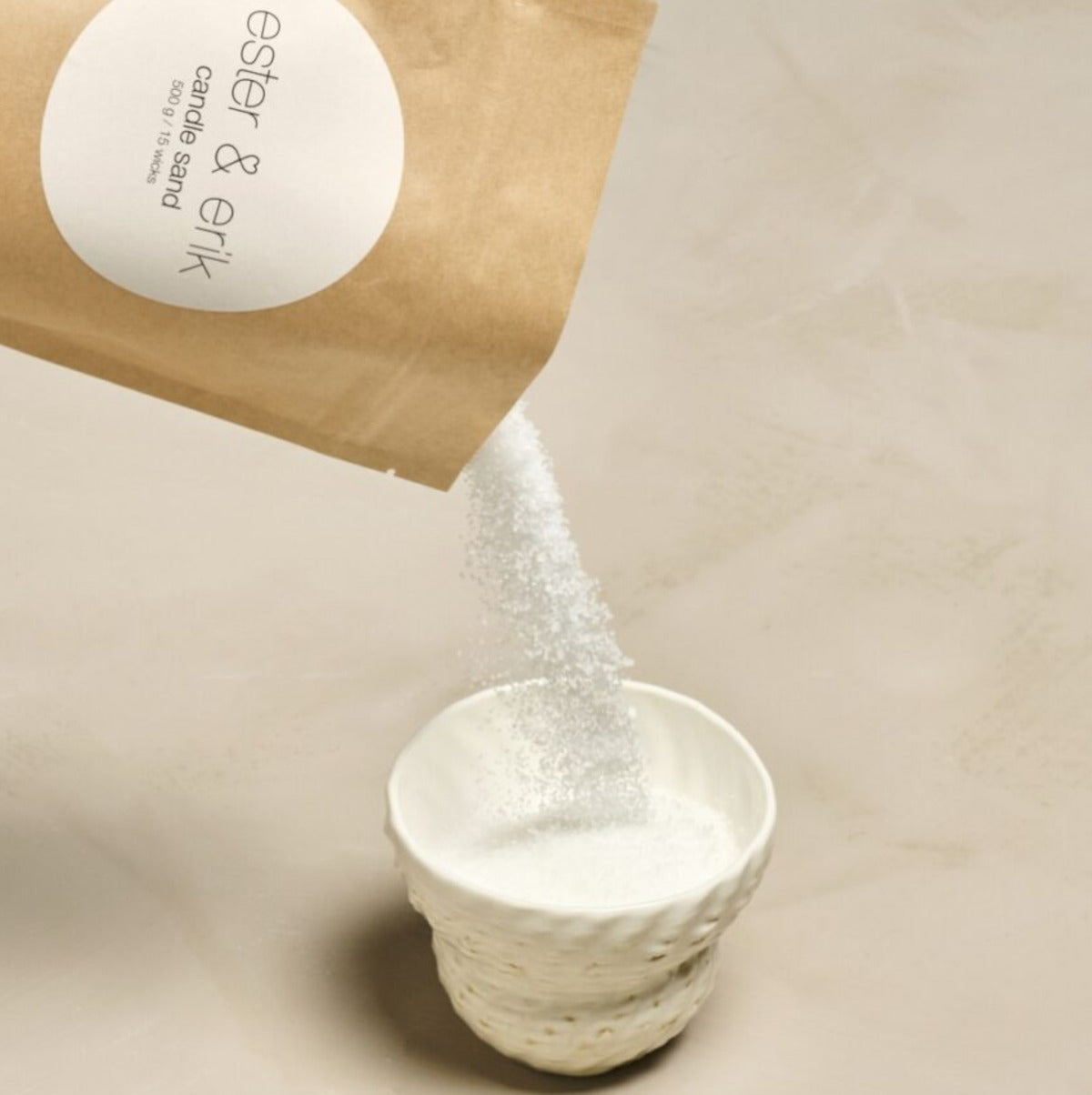 ester & erik lyspulver - 500 gram - inkl 15 væger