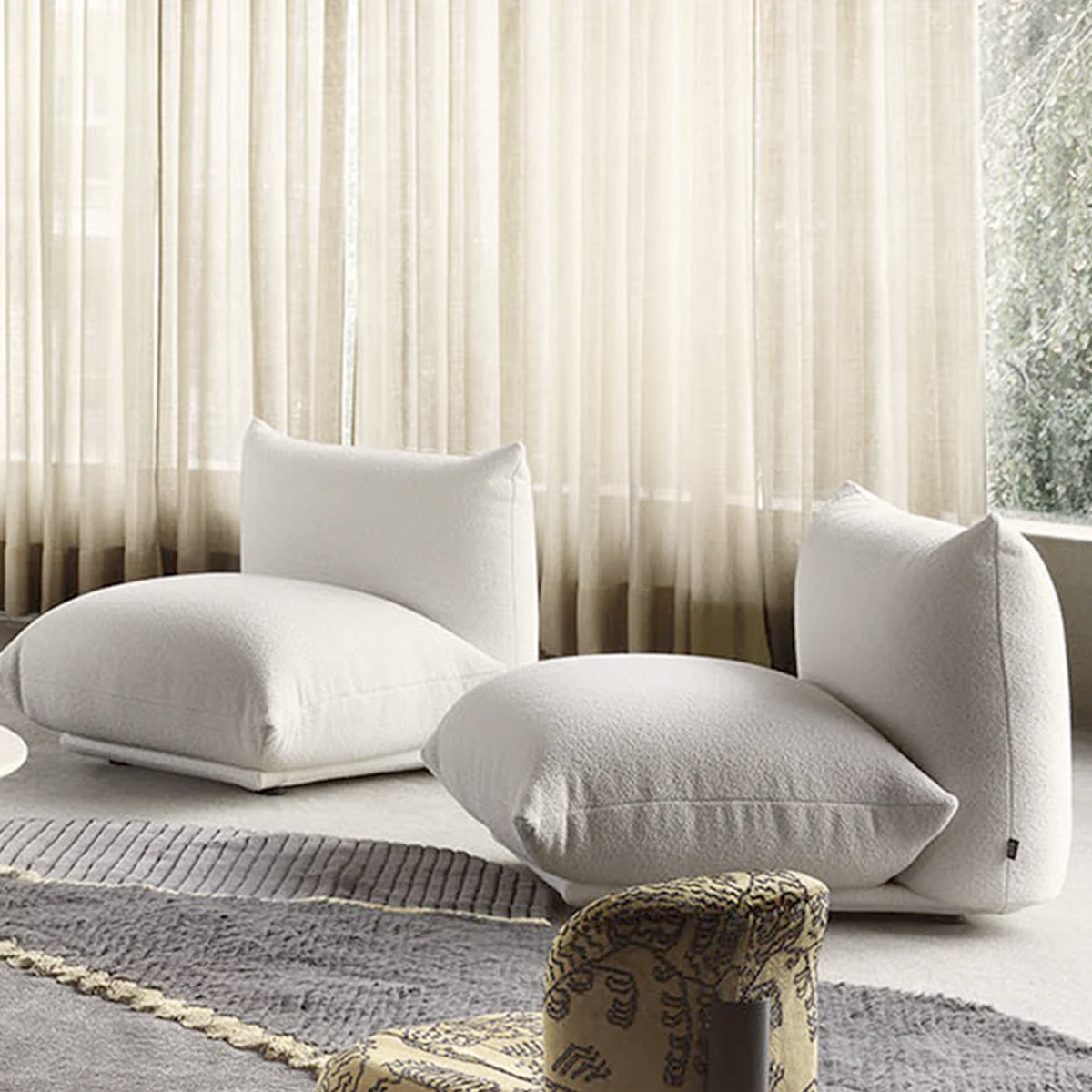 Arflex Marenco Lounge chair No Arm - Orbaco 02 - 2 stk - DEMO.