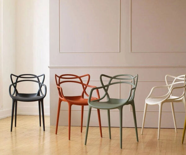 Bent Hansen Basic Hynde - Kartell Masters Stol - Cognac Læder
