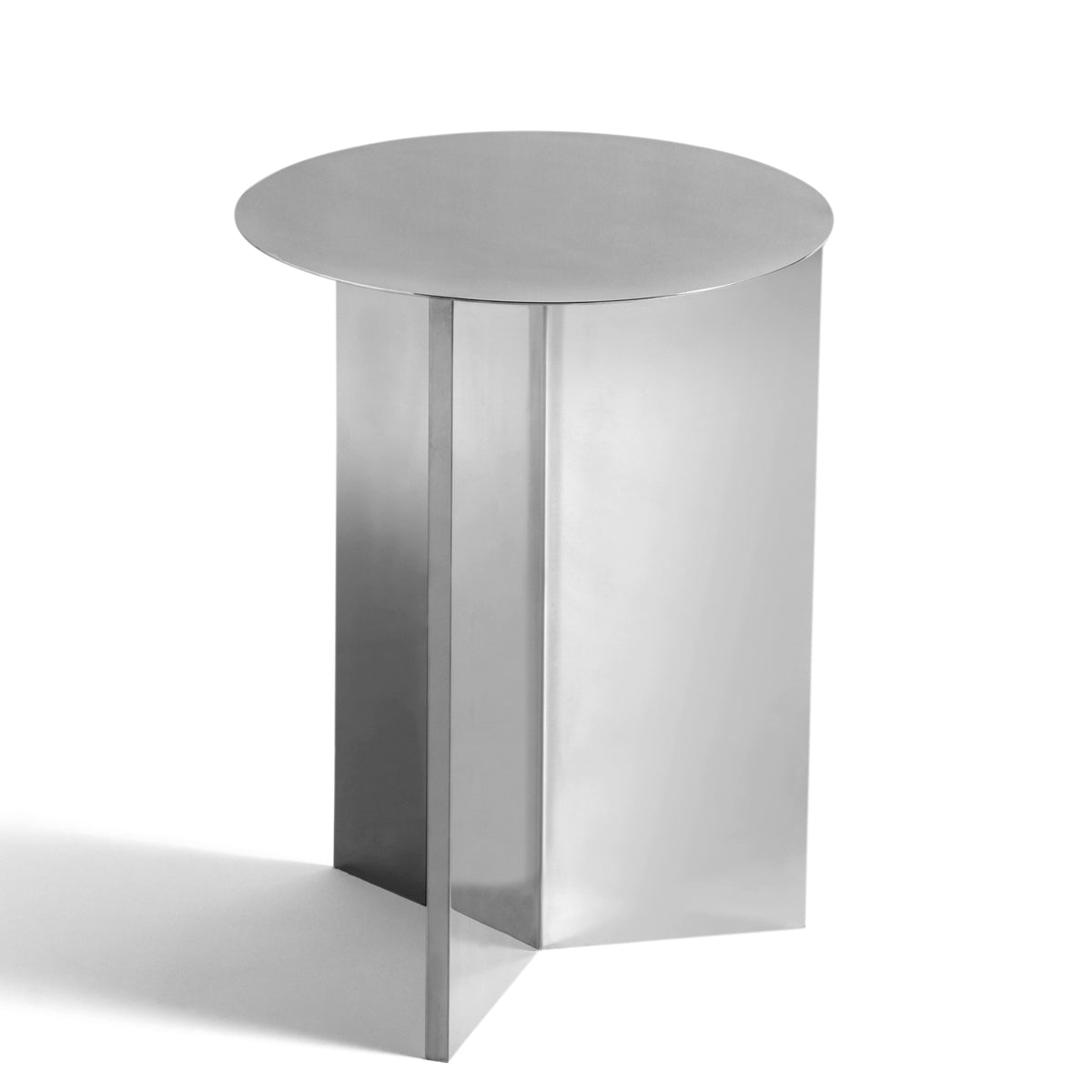 HAY Slit Table - Round - High - Mirror