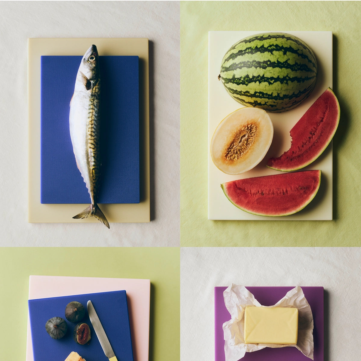 HAY Slice Chopping Board - Large - Dark Blue