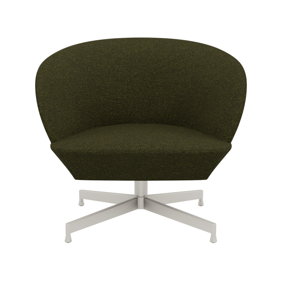 Muuto Oslo Lounge Chair - Swivel - Heart/Grey