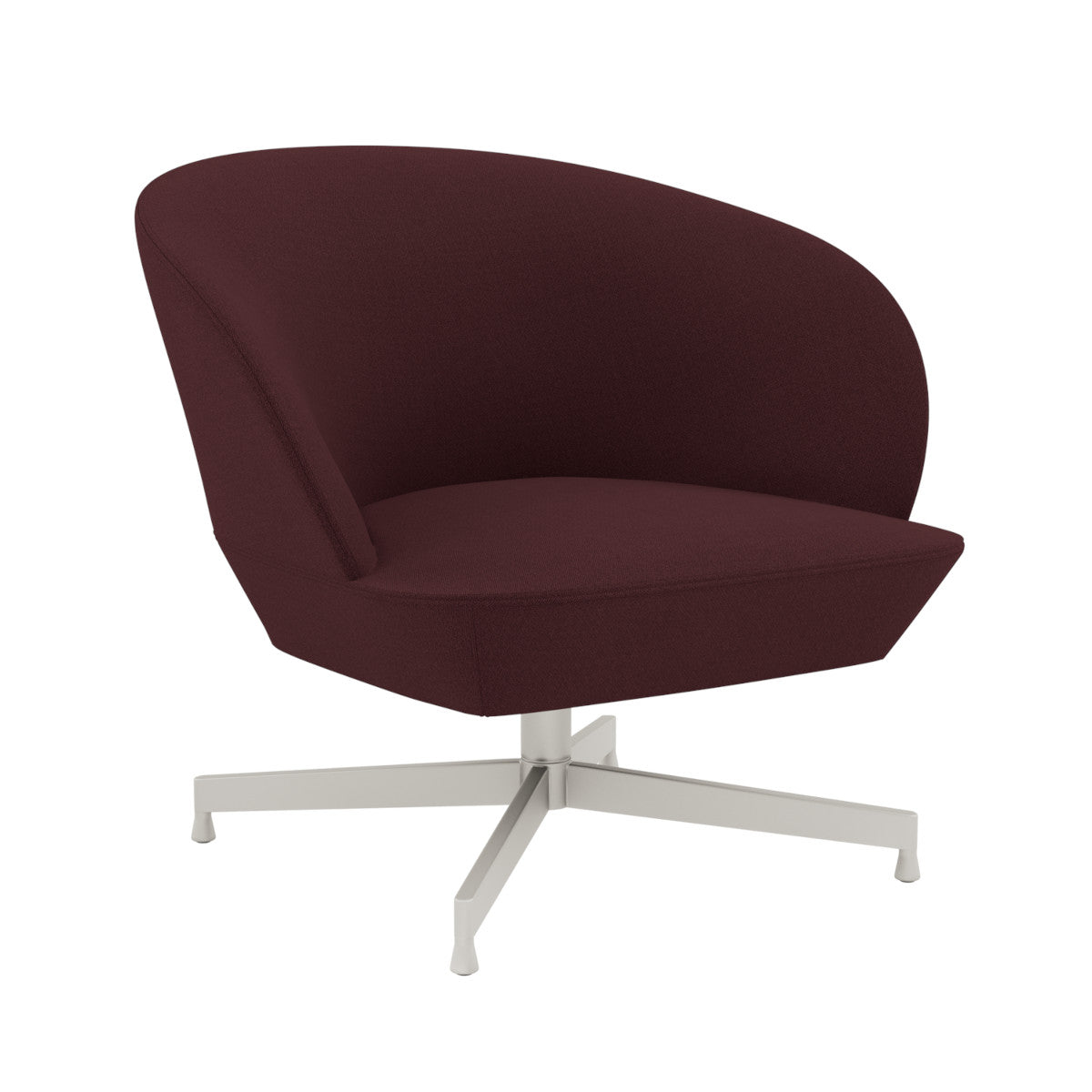 Muuto Oslo Lounge Chair - Swivel - Vidar/Grey