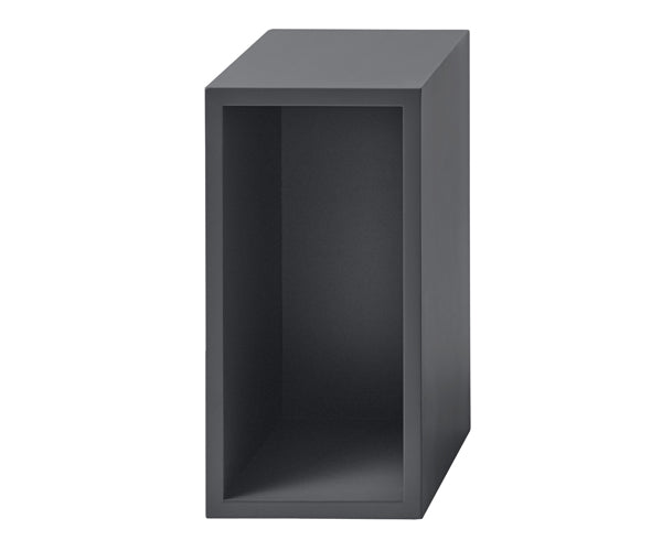 MUUTO Stacked Modul Small med Bagbeklædning Dark Grey