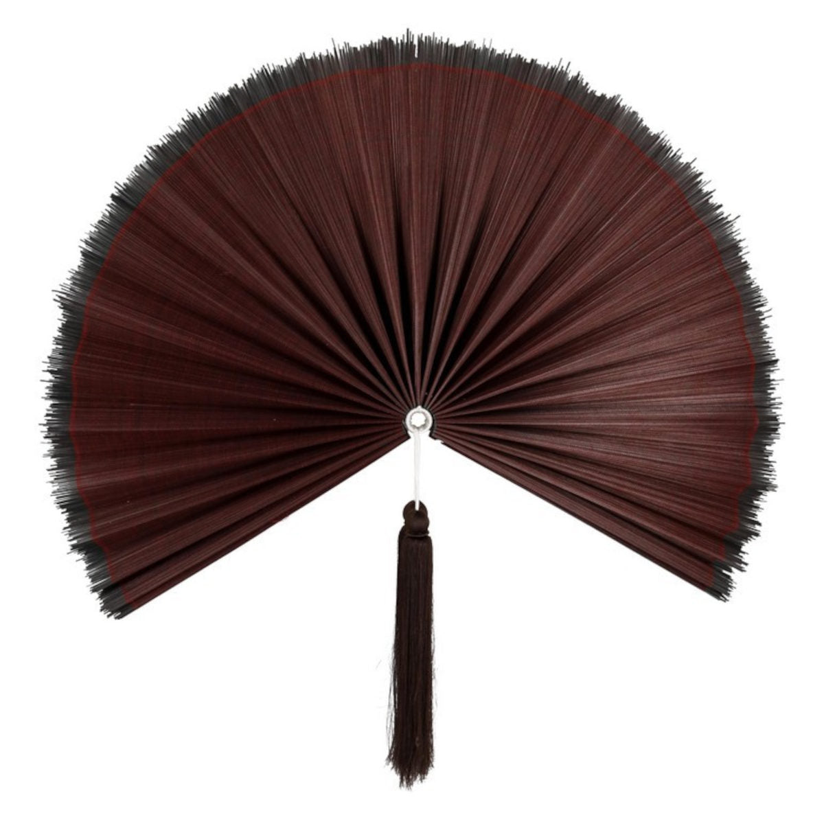 Nanka Vifte vægdekoration - 39x81 - dark red
