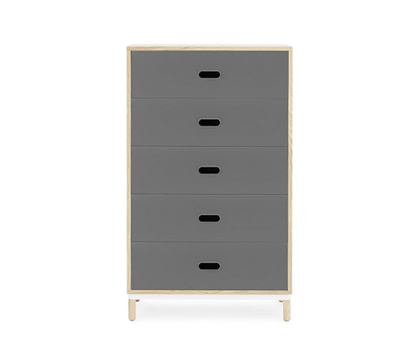 Normann Copenhagen Kabino Kommode M. 5 Skuffer - Grå