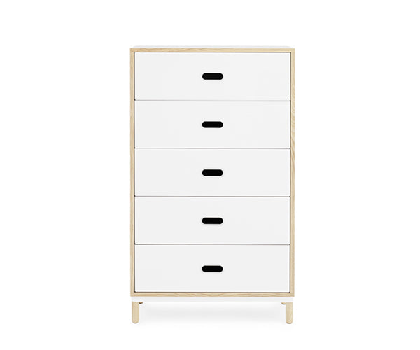 Normann Copenhagen Kabino Kommode M. 5 Skuffer - Hvid