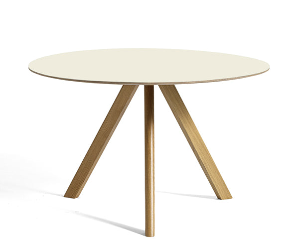 HAY CPH20 Round Table - Ø120cm - Eg - Off-White Linolium