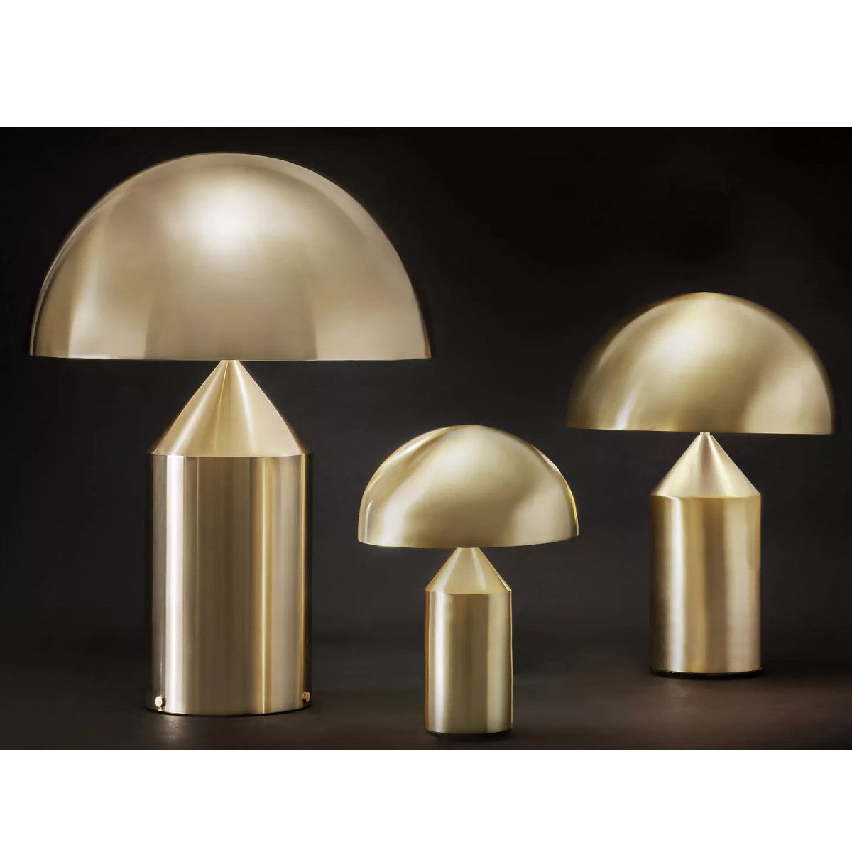 Oluce Atollo Metal 239 Bordlampe - Satin Gold