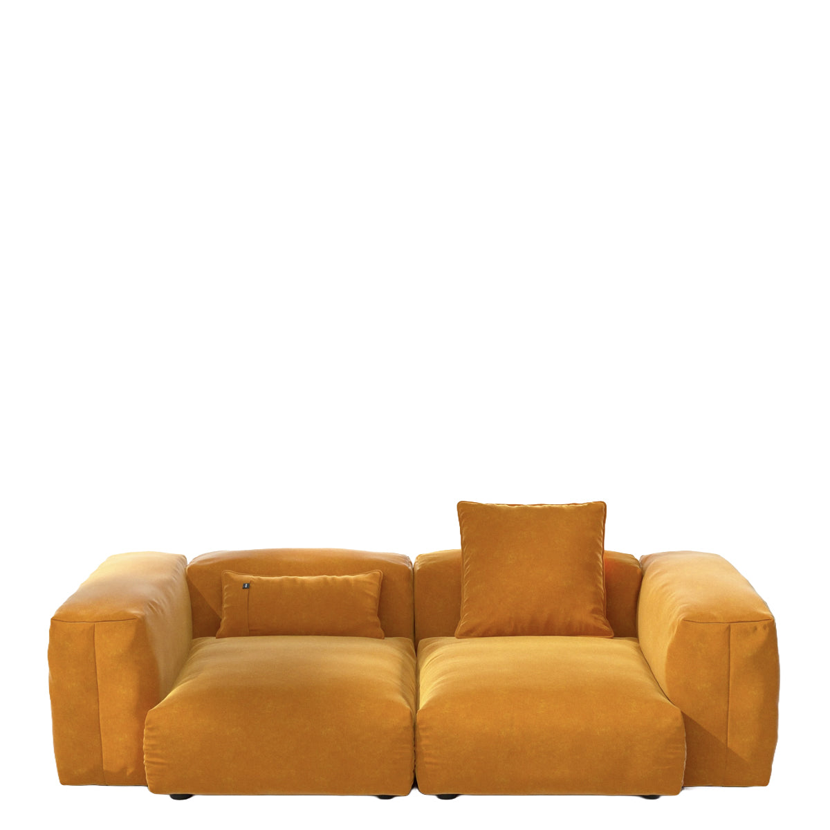 Vetsak Sofa - Sofa Set 02 Medium - Suave - Orange Blaze