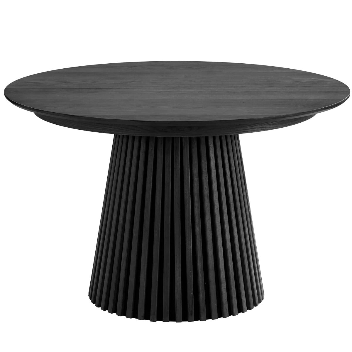 Osaka spisebord m/udtræk - inkl 2 tillægsplader - sort