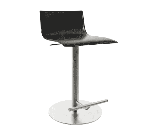 Lapalma Barstol · Thin · Sort Læder –