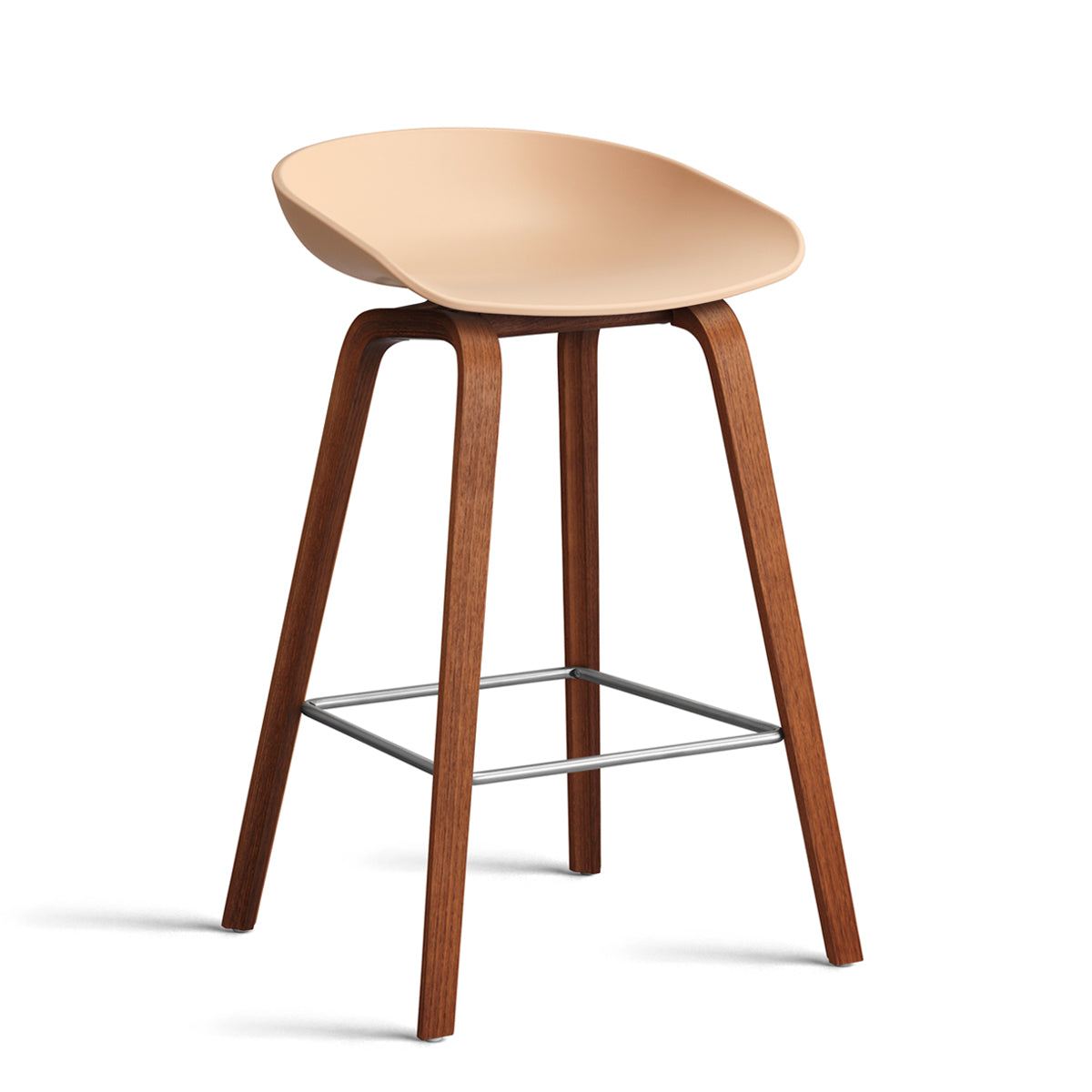 HAY About a Stool - AAS 32 Barstol - Valnød - H:65cm