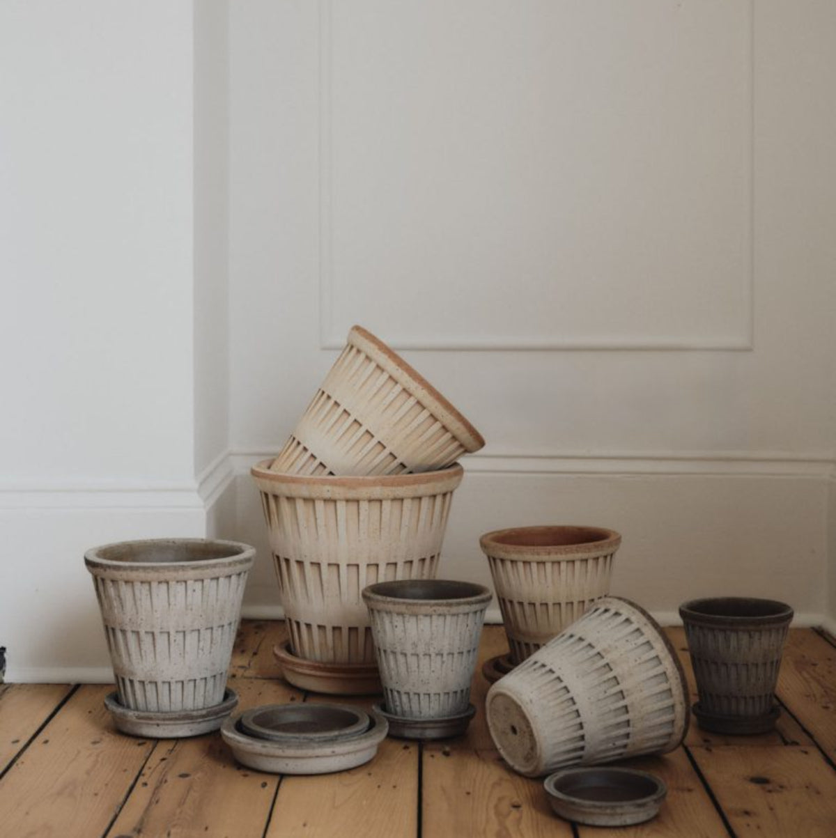Bergs Potter Pantheon krukke - 18x20 - rosa terracotta