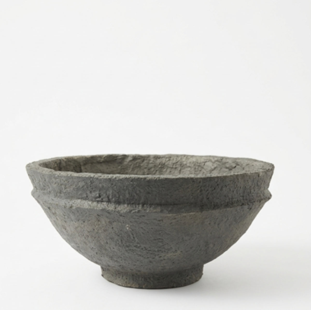 Papmache skål - grå -33
