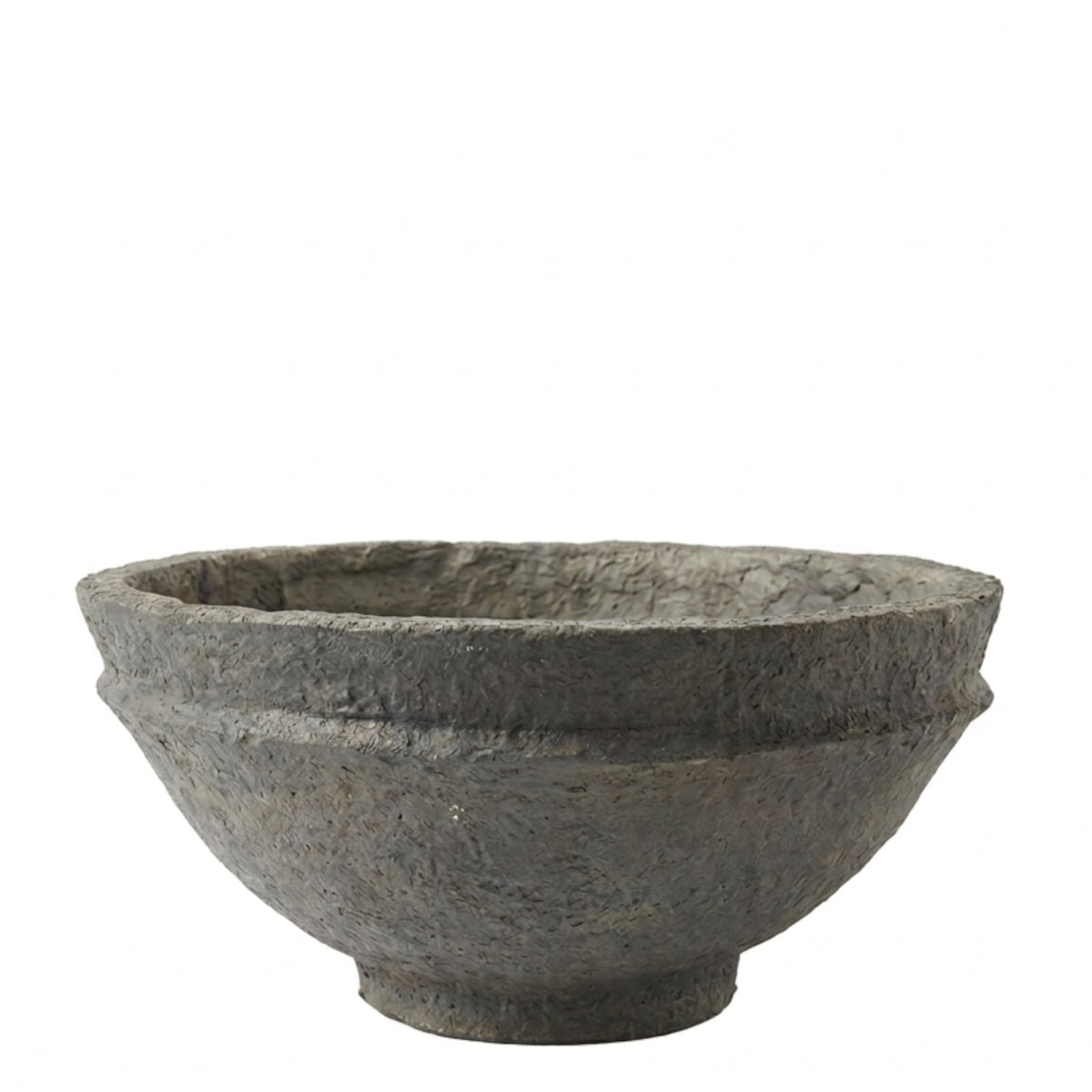 Papmache skål - grå -33
