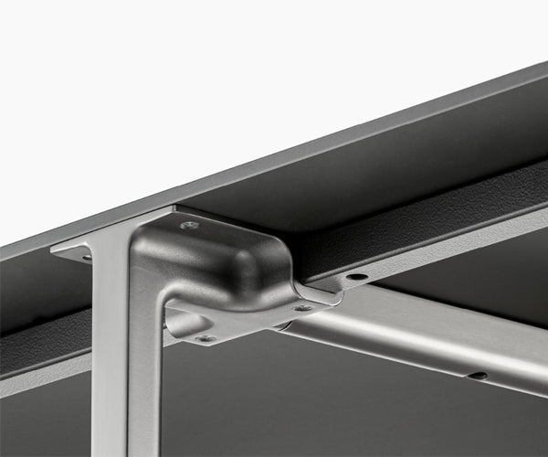 Pedrali Toa Table - 360x125cm - Sort - Poleret Aluminium