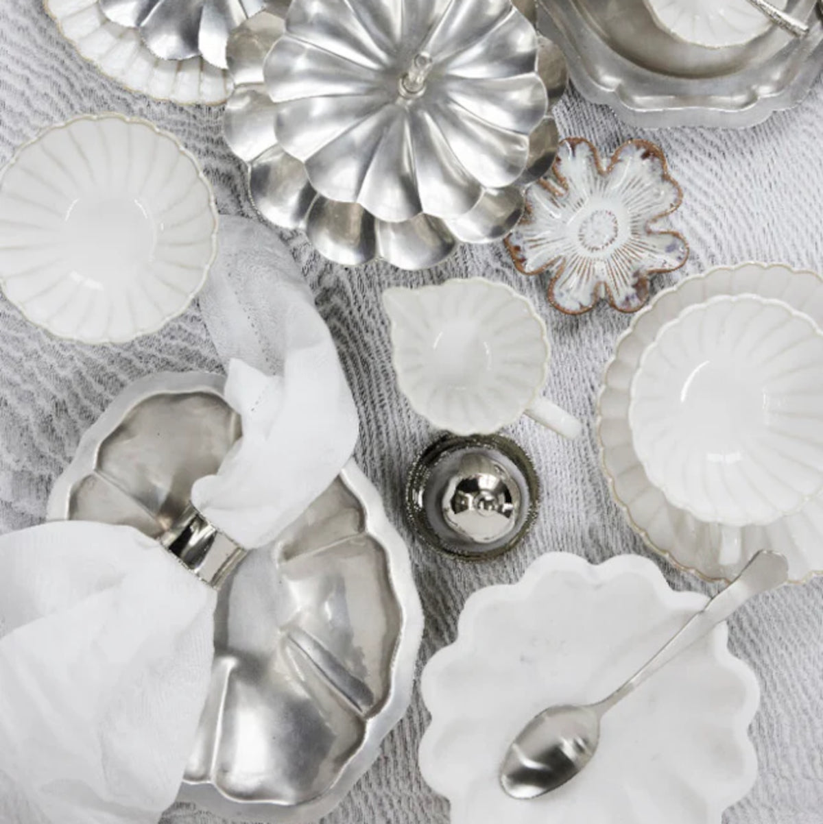 Lene Bjerre Philine skål - antique silver - 22,5x17