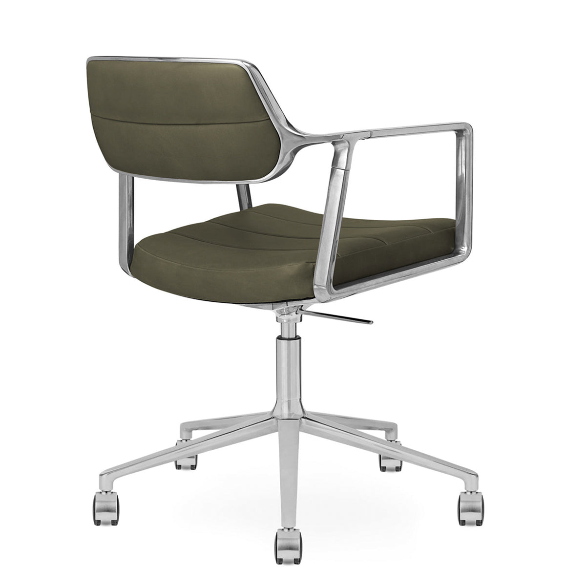 Vipp 453 Swivel+ Chair - Castors - Læder