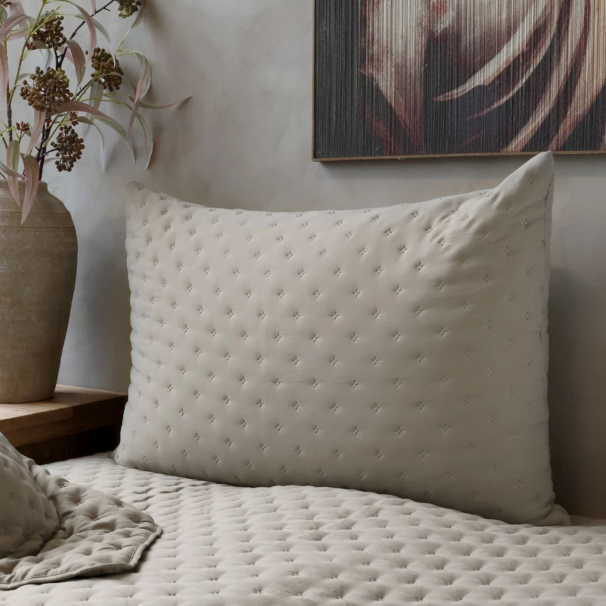 Chic Antique Soft Quilt gavlpude - latte - 60x90
