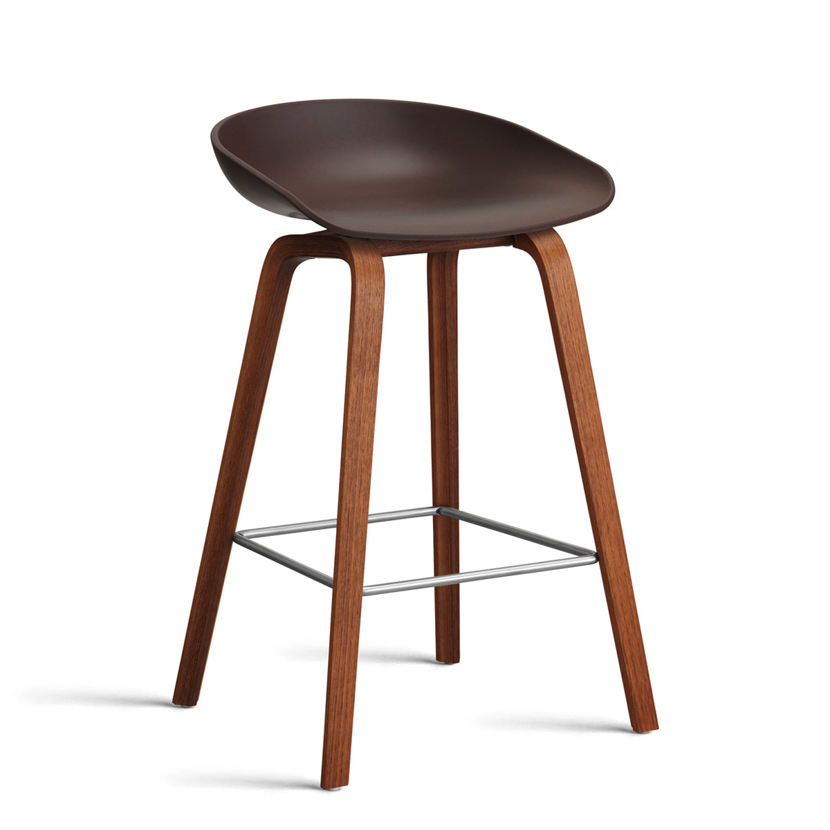 HAY About a Stool - AAS 32 Barstol - Valnød - H:65cm