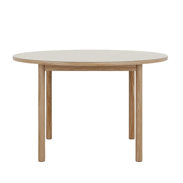 WB Manufaktur Essential Oak Spisebord - Ø120cm - Linolium