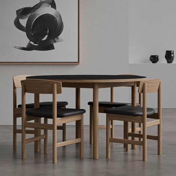 WB Manufaktur Essential Oak Spisebord - Ø120cm - Linolium