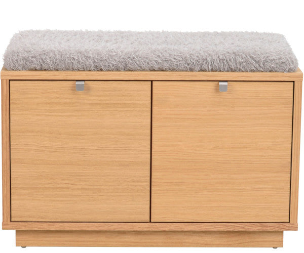 Rowico Confetti bænk - eg - 2 skuffer