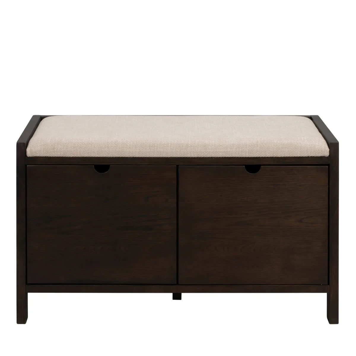 Rowico Hillmond bænk - brun eg/beige