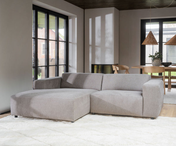 Rowico Home Willard sofa - Brenda beige - venstrevendt chaiselong - 234 cm