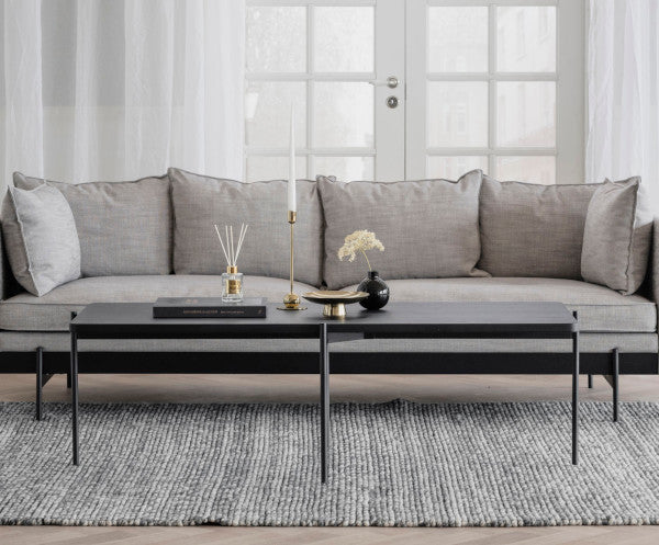 Rowico Home Shelton sofa - 218 - grå - sort ask