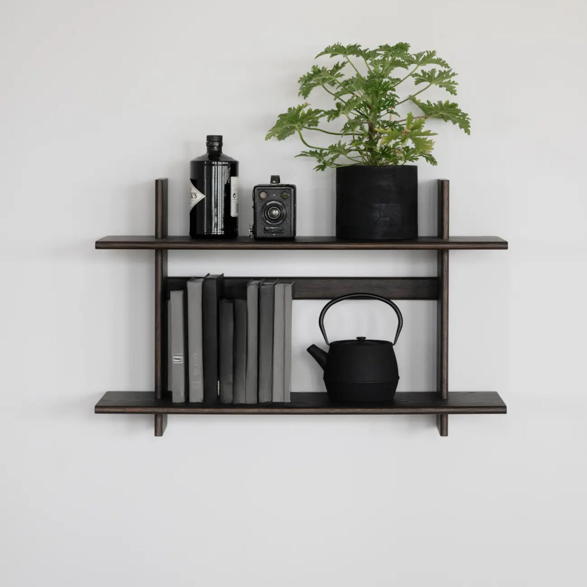 Rowico Westlock væghylde - brun eg - 75x28x45