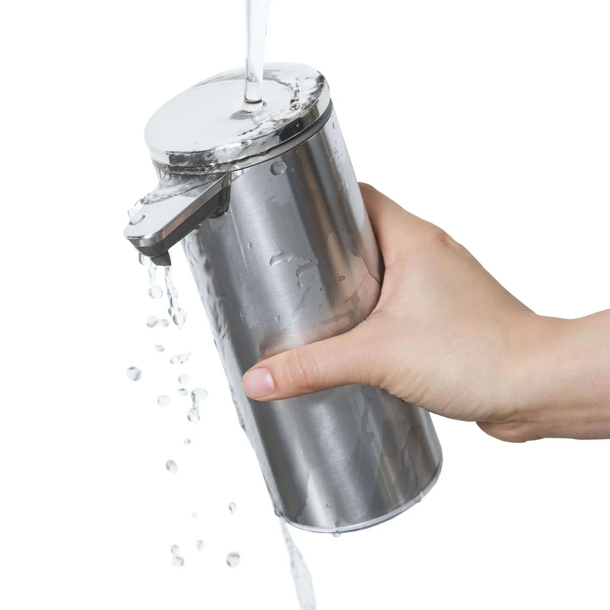 simplehuman sæbedispenser m/sensor - børstet stål