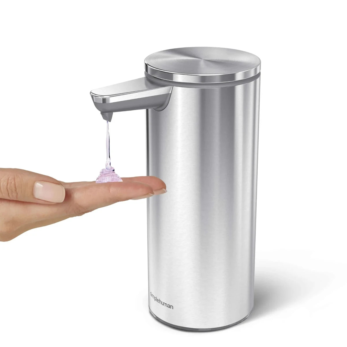 simplehuman sæbedispenser m/sensor - børstet stål